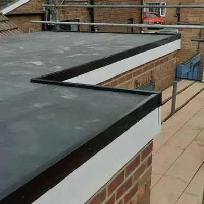 New EPDM flat roof installation at a bungalow in Tawny Close, Middlesbrough